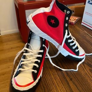 Converse untitled white university red sz 12